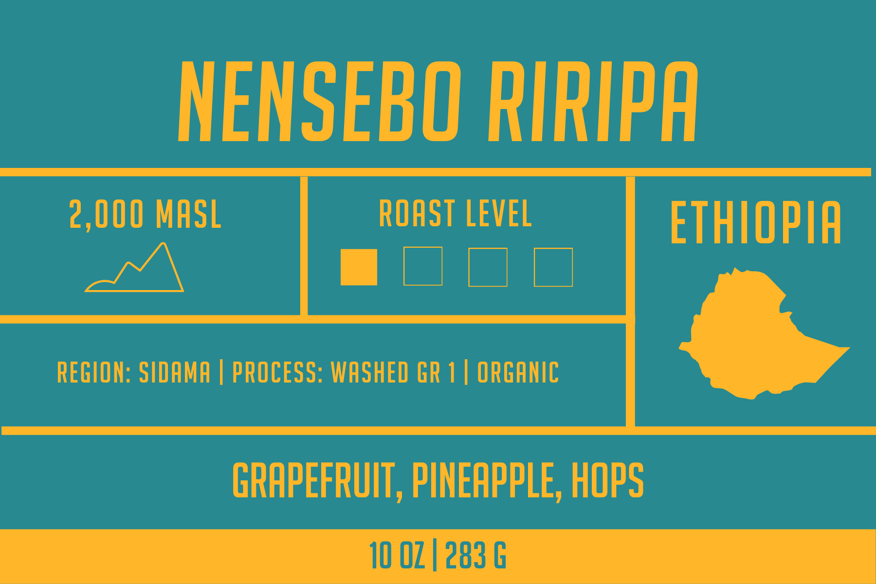 Ethiopia Nensebo Riripa G1 - Third Wave Coffee