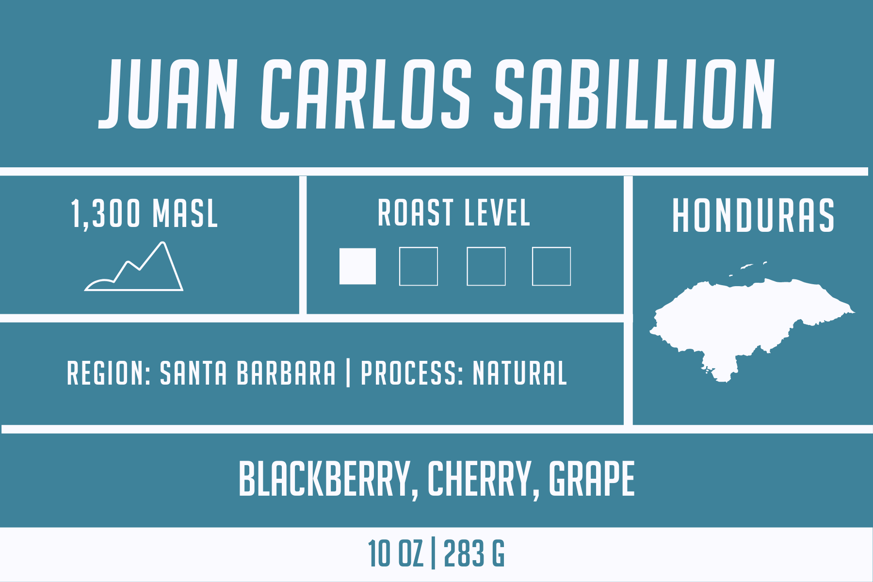 Honduras Juan Carlos Sabillon - Third Wave Coffee
