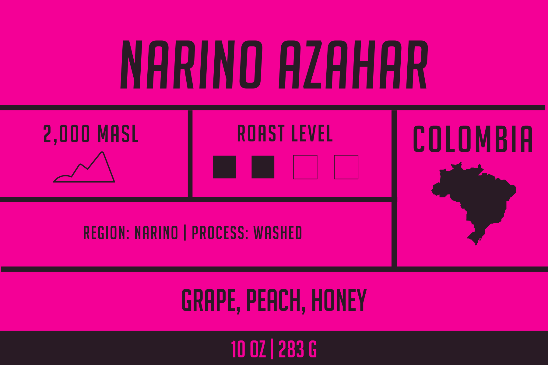 Colombia Narino Azahar - Third Wave Coffee